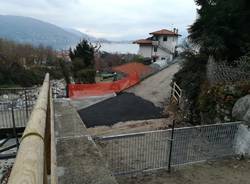 I lavori per l'esondazione del torrente Selva Spessa a Baveno