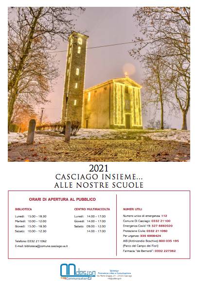 Il calendario 2021 di Casciago