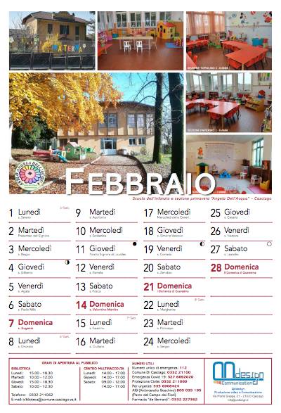 Il calendario 2021 di Casciago