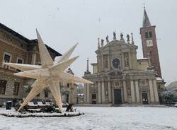 Il fascino della neve a Busto Arsizio