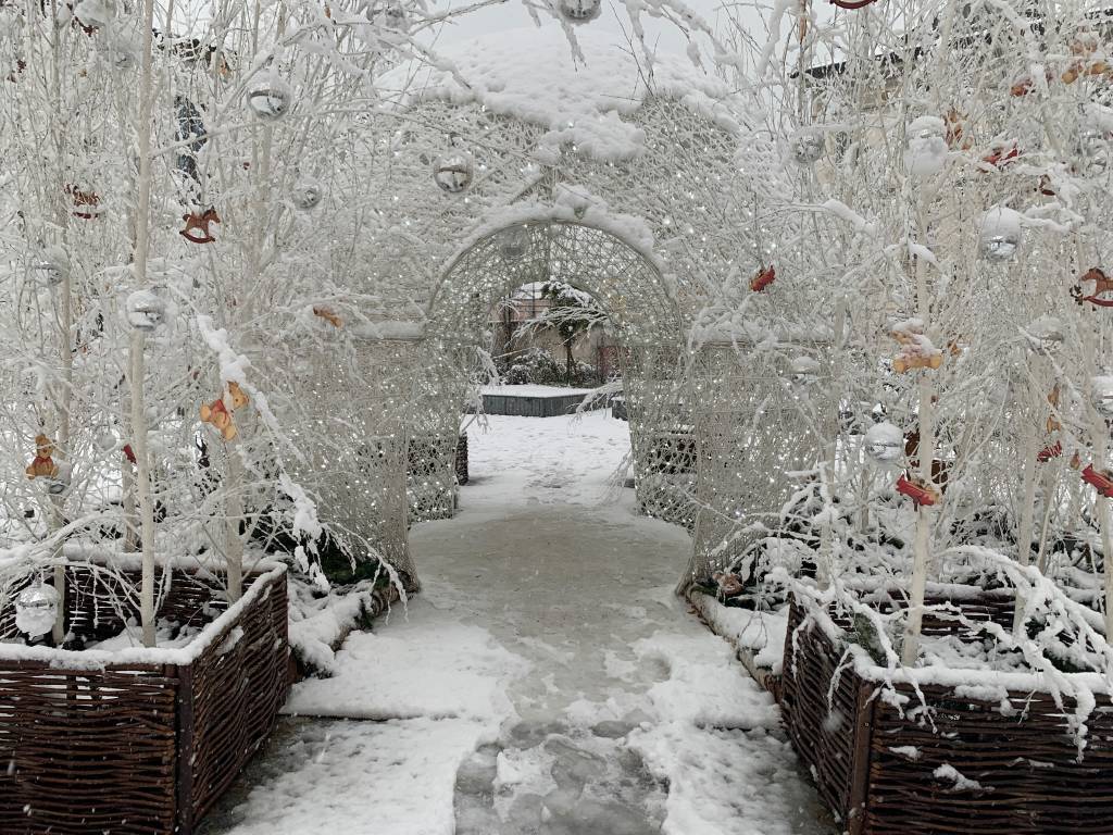 Il fascino della neve a Busto Arsizio