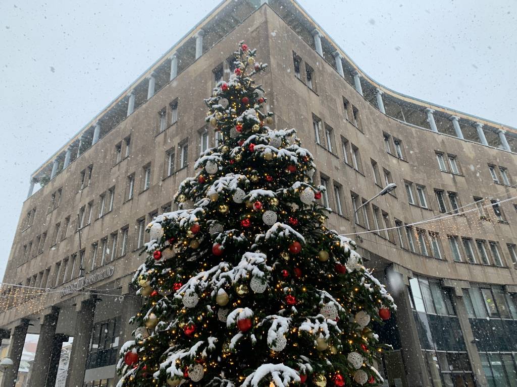 Il fascino della neve a Busto Arsizio