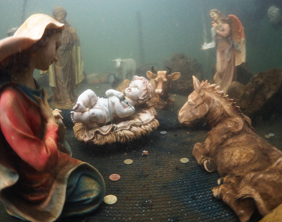 Il presepe sommerso di Porto Ceresio