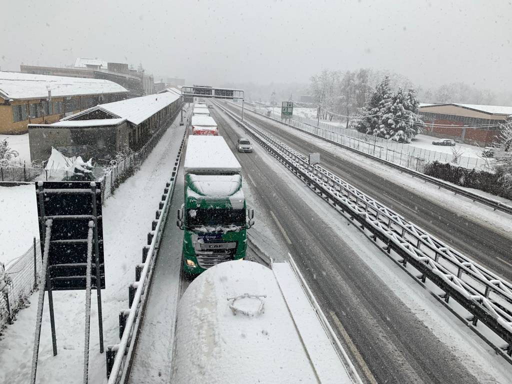 Incidente stradale Castronno A8 4 dicembre 2020