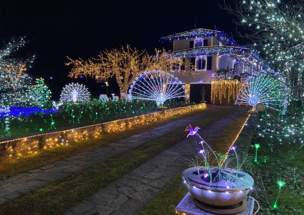 La casa illuminata del Signor Lino Betti a Leggiuno 