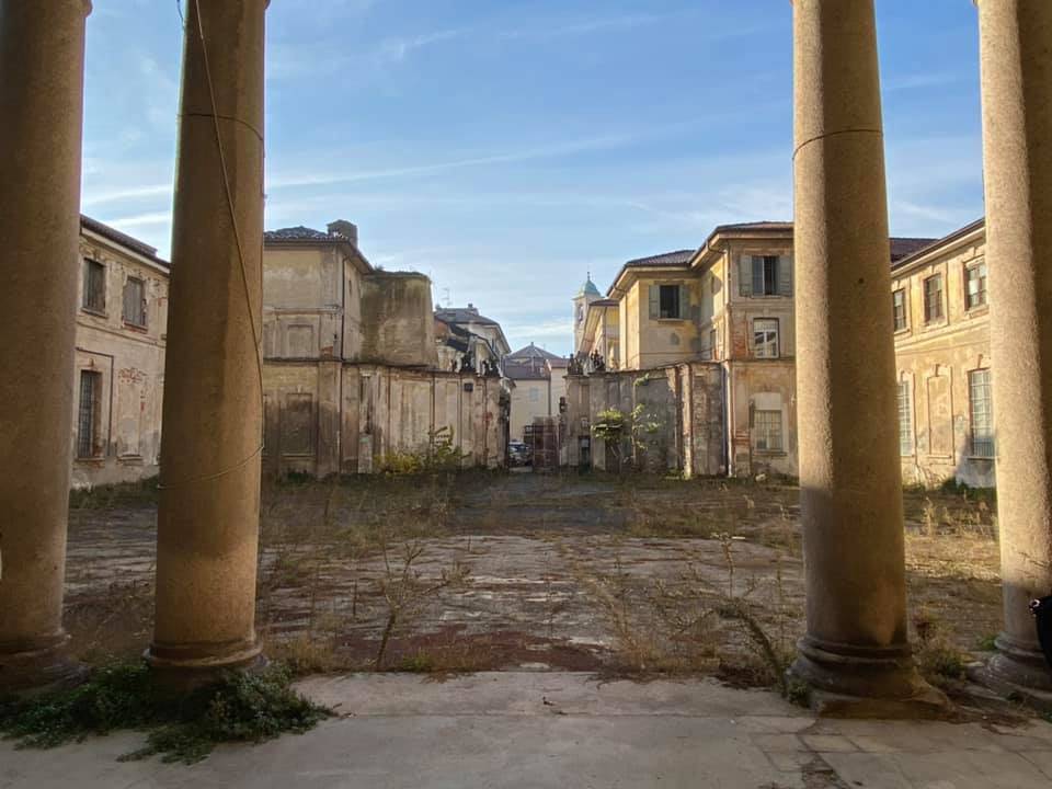 La giunta di Saronno in visita a Palazzo Visconti