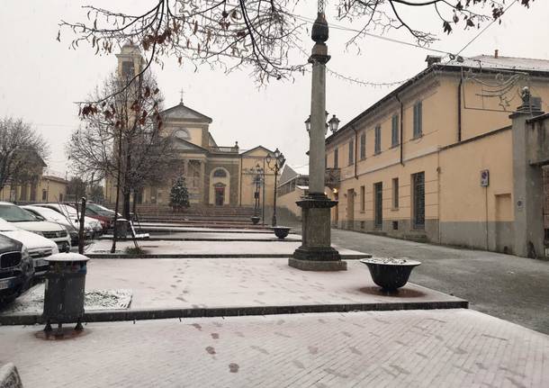 La neve sul Saronnese 