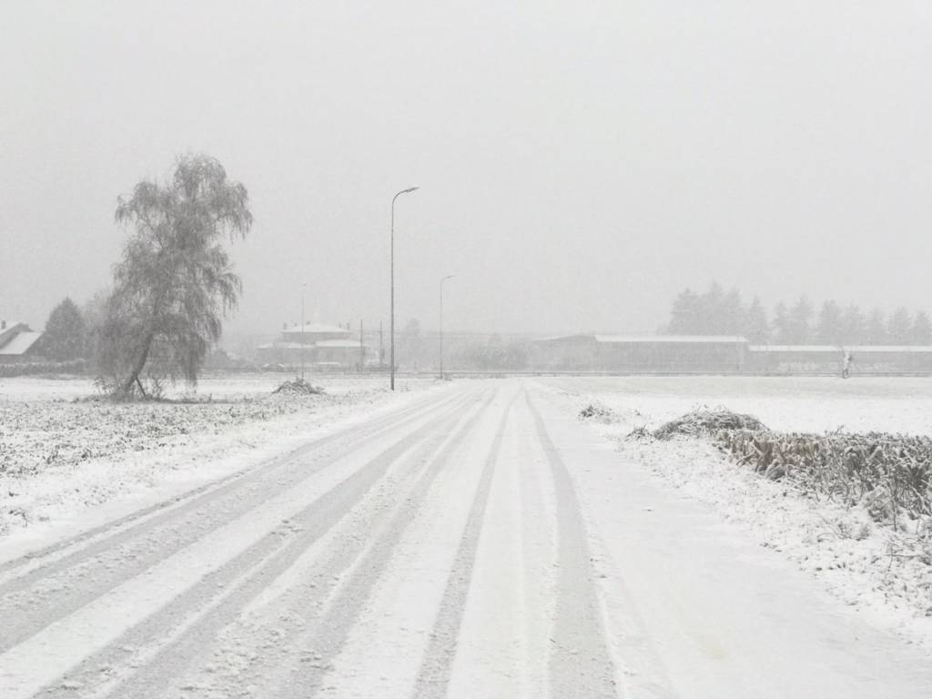 La neve sul Saronnese 