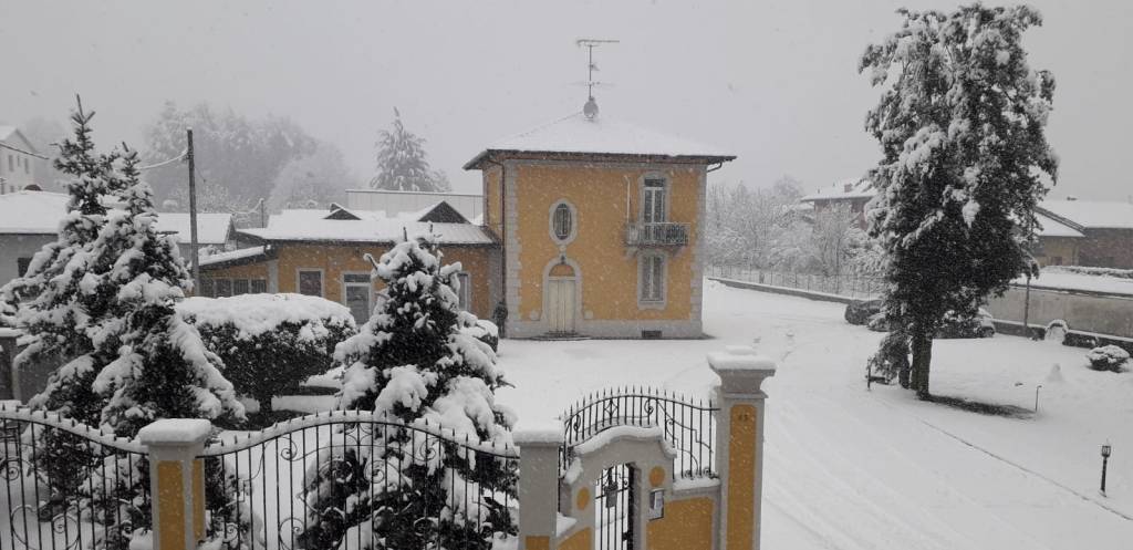 La nevicata a Golasecca