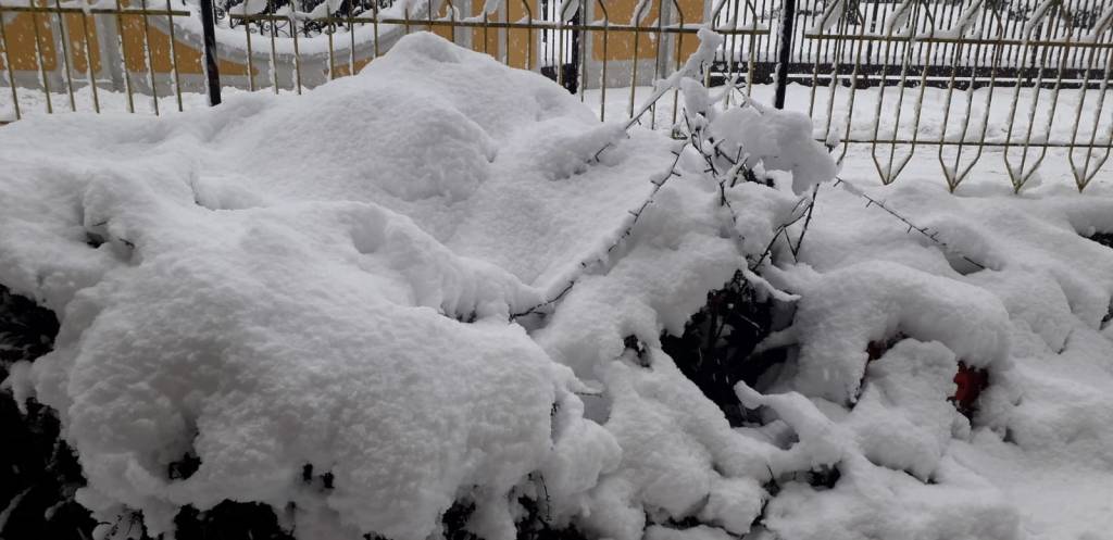 La nevicata a Golasecca