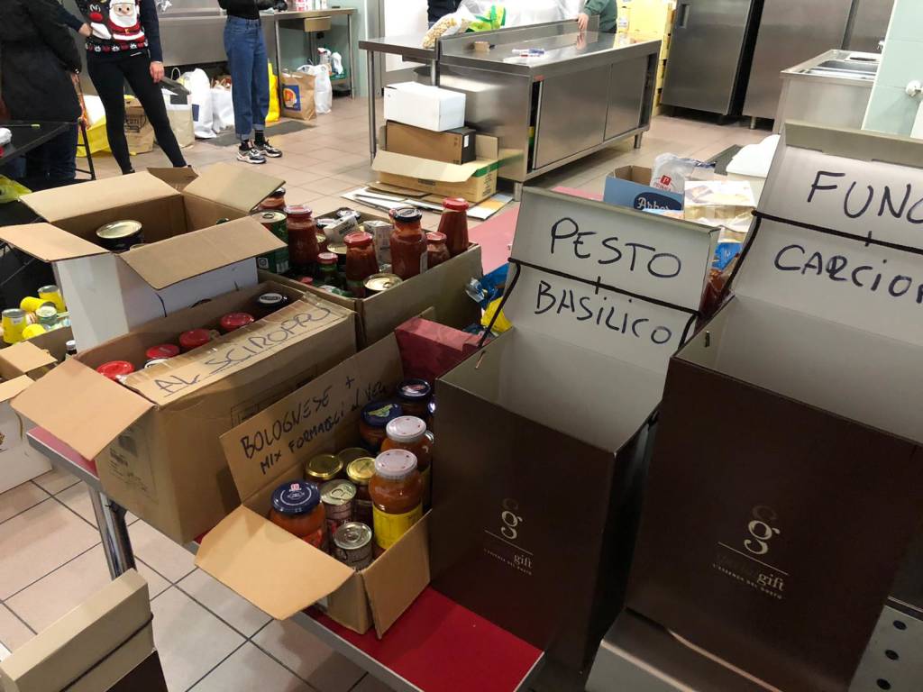 La raccolta solidale per Natale