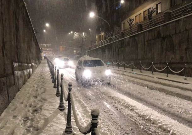 Le immagini di Saronno sotto la neve