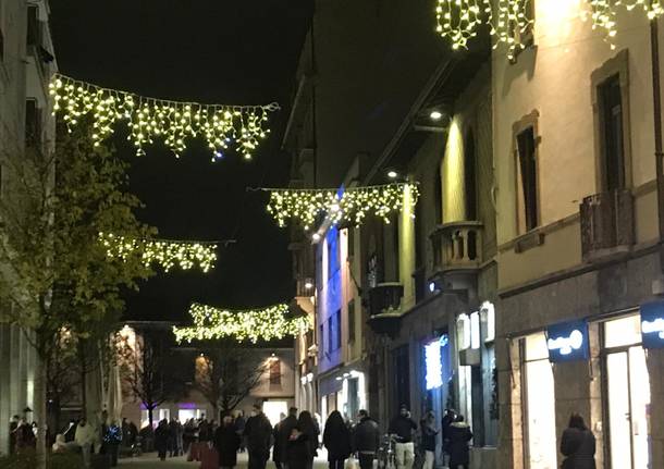 Luminarie natalizie a Legnano