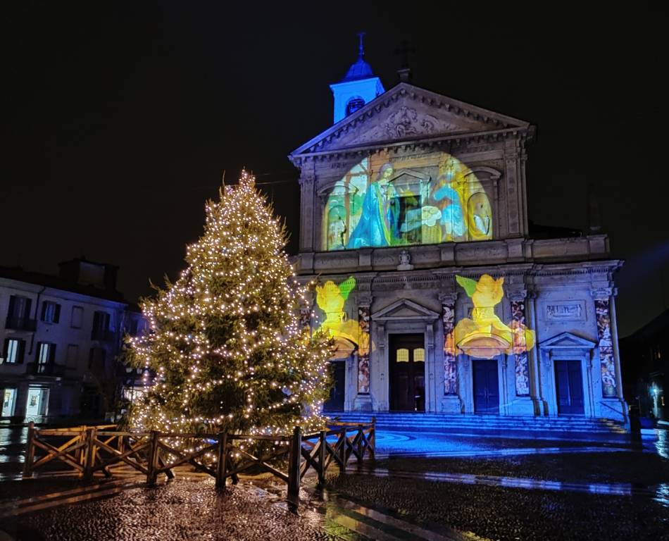 Luminarie natalizie a Saronno