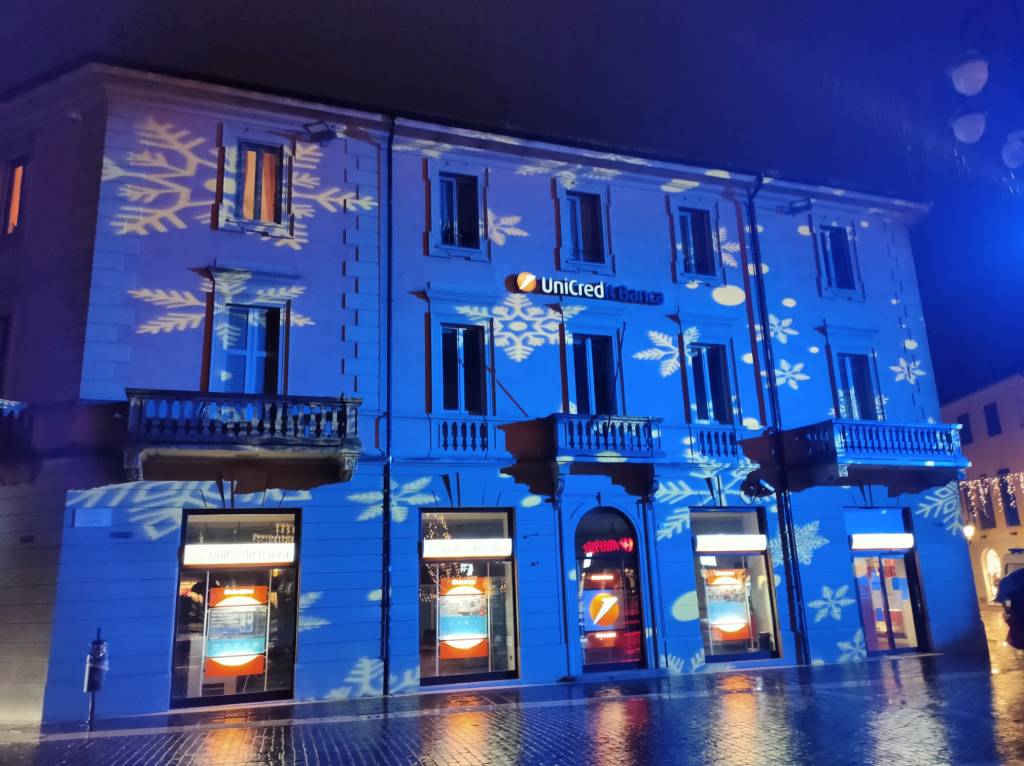 Luminarie natalizie a Saronno