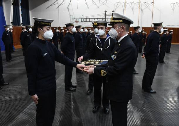 Martina Cezza ha giurato all'Accademia Navale