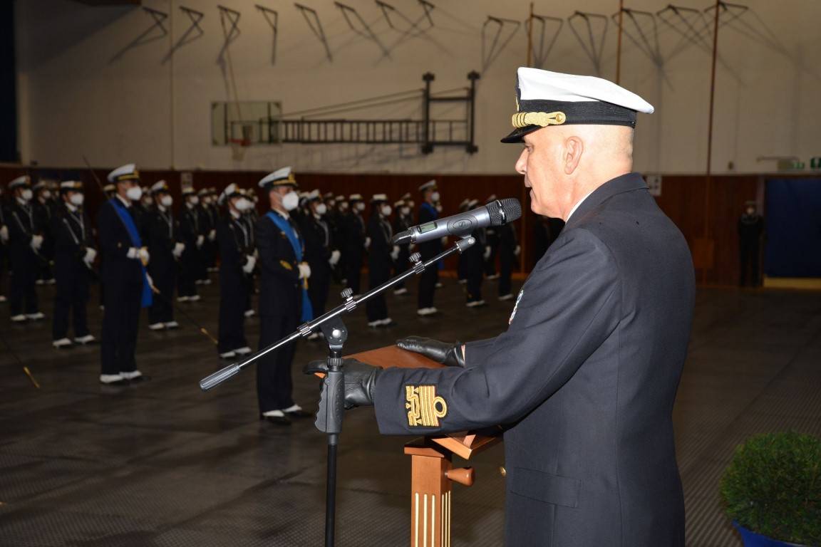 Martina Cezza ha giurato all'Accademia Navale