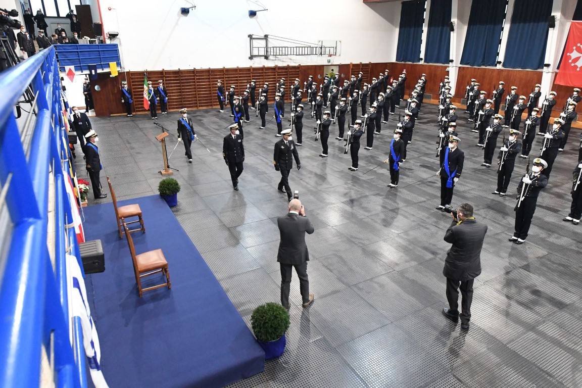 Martina Cezza ha giurato all'Accademia Navale
