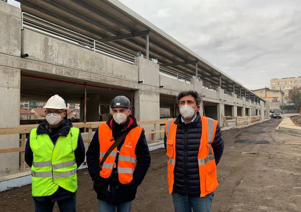 Nel cantiere el parcheggio Del Ponte