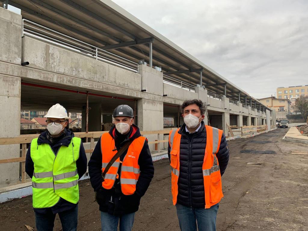 Nel cantiere el parcheggio Del Ponte