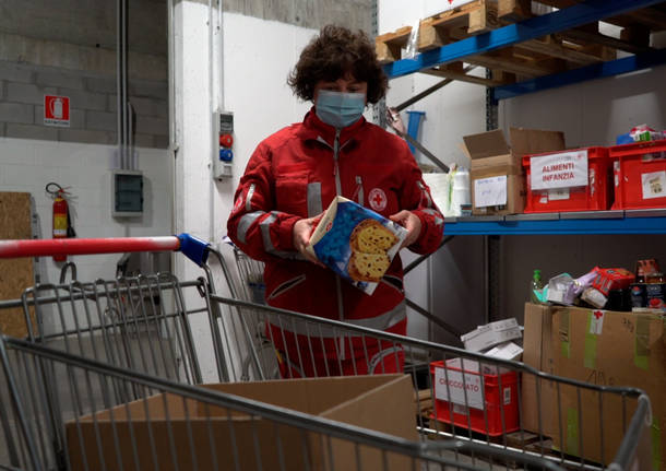 Nella sede della Croce Rossa di Varese