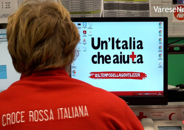 Nella sede della Croce Rossa di Varese