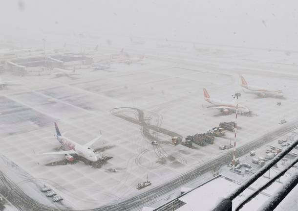 Neve 2020 a Malpensa