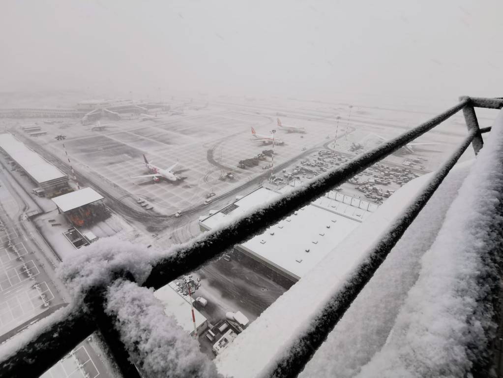 Neve 2020 a Malpensa