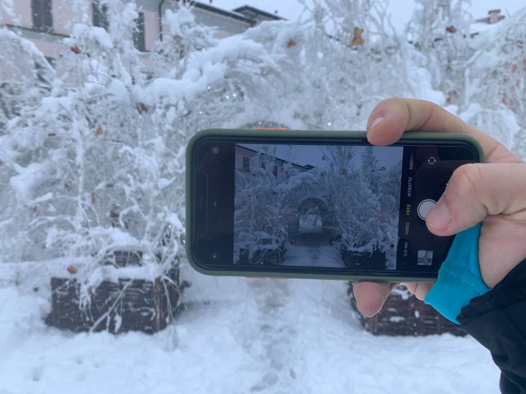 neve busto arsizio dicembre 2020
