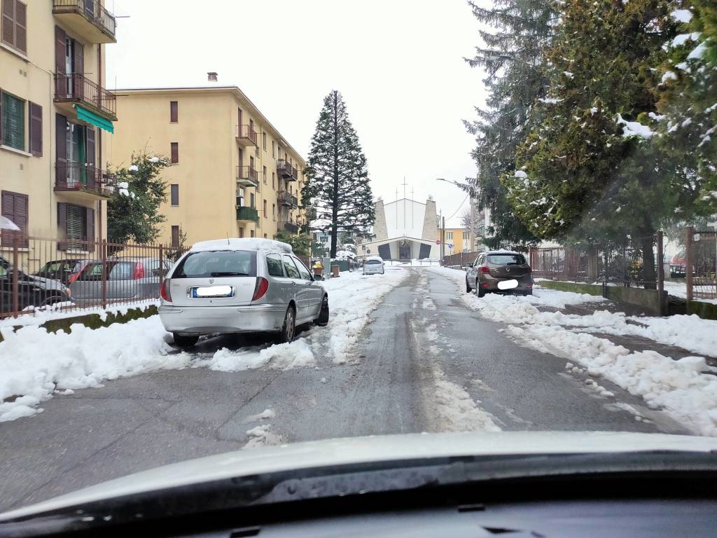 Neve e viabilità, la situazione a Saronno