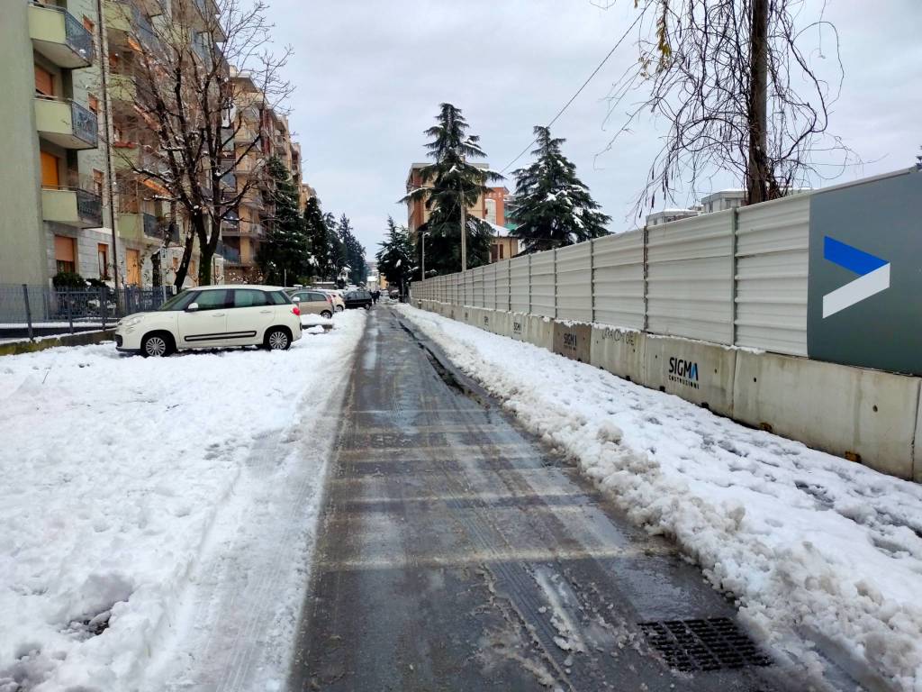 Neve e viabilità, la situazione a Saronno