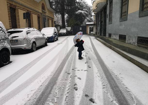 Prima neve a Legnano