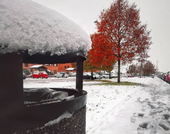 Neve sul Legnanense - 4 dicembre 2020