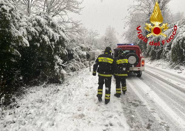 neve vigili del fuoco