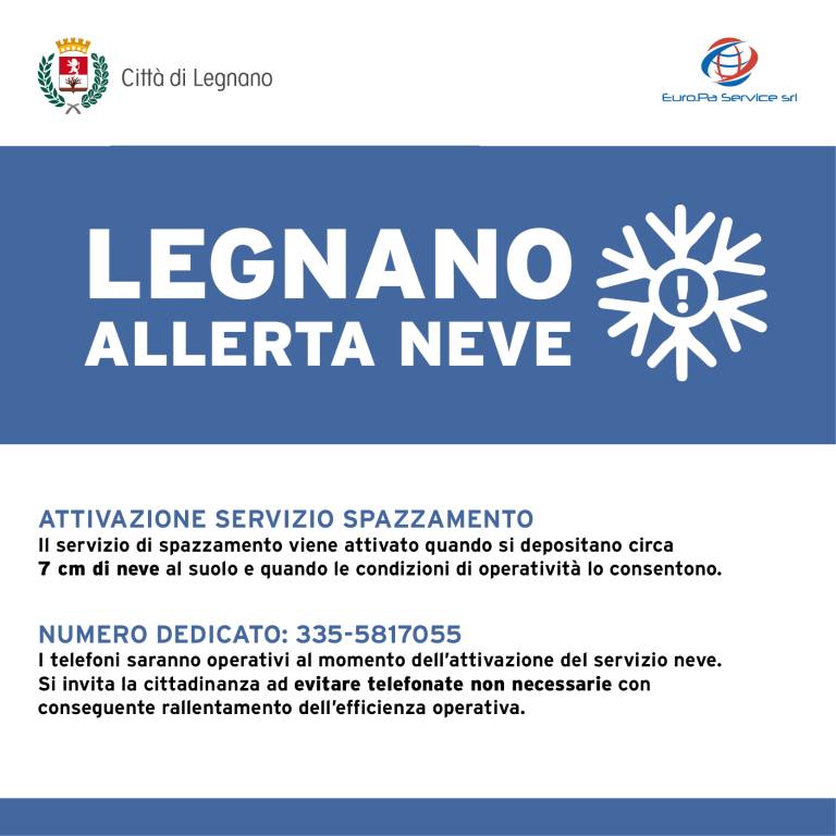 Piano neve Legnano