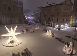 piazza san giovanni busto arsizio natale notte neve 