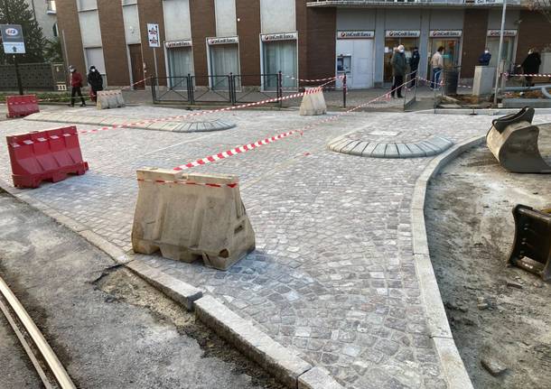 Procedono spediti i lavori per il restyling del centro di Limbiate