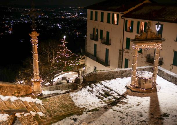 Sacro monte luci Natale 