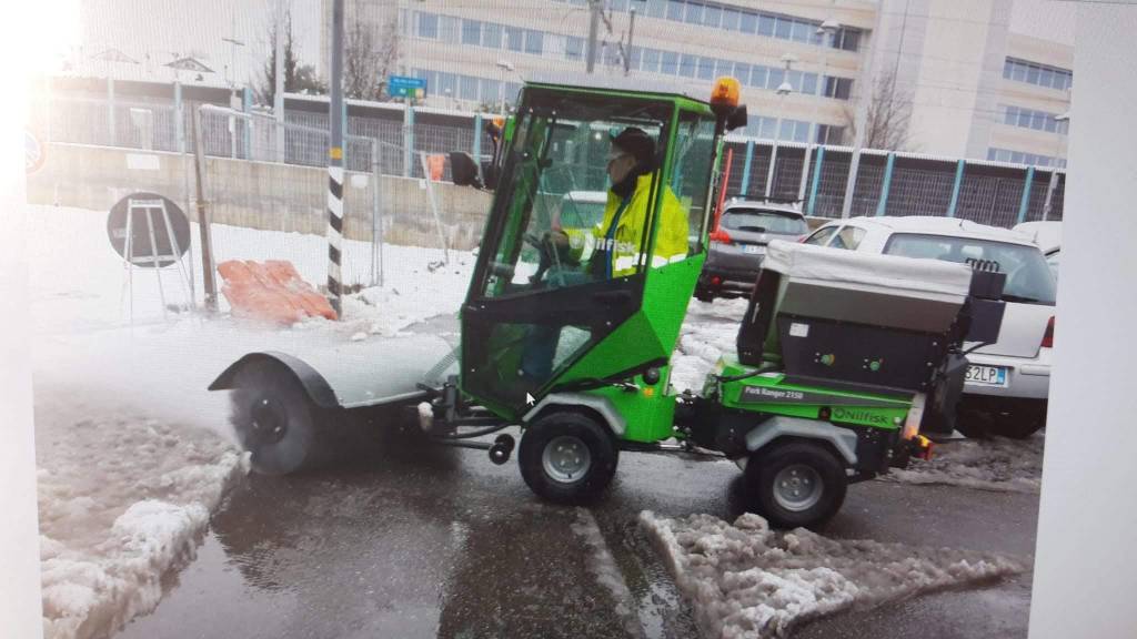 Saronno, attivato il piano neve