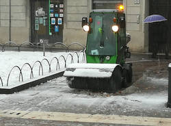 Saronno, attivato il piano neve