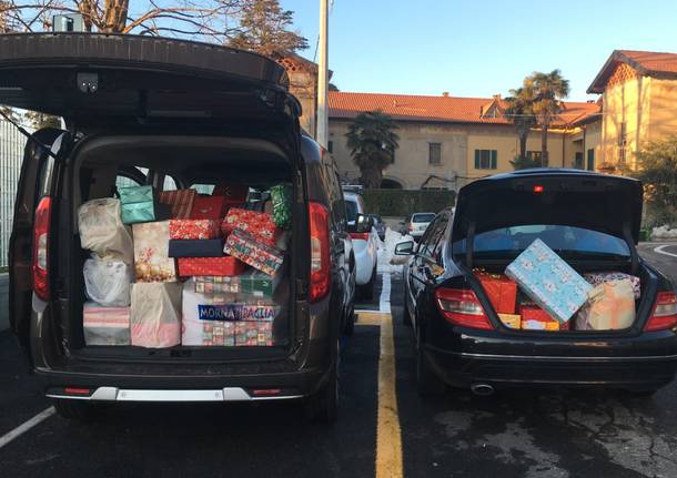 scatole di natale scuola materna rovera malnate