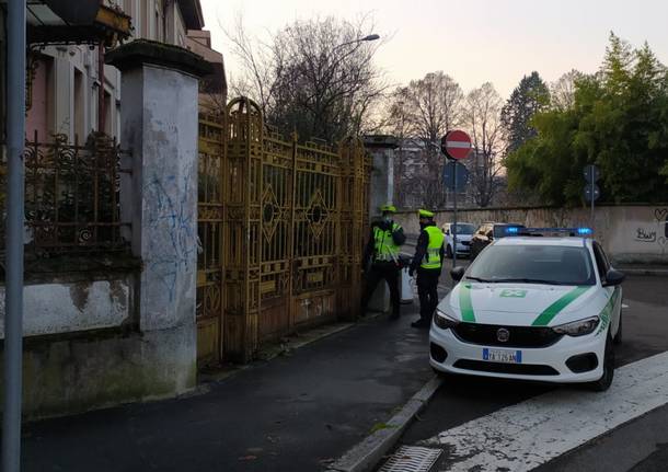 Sgombero ex Liceo Verri di Legnano 2020