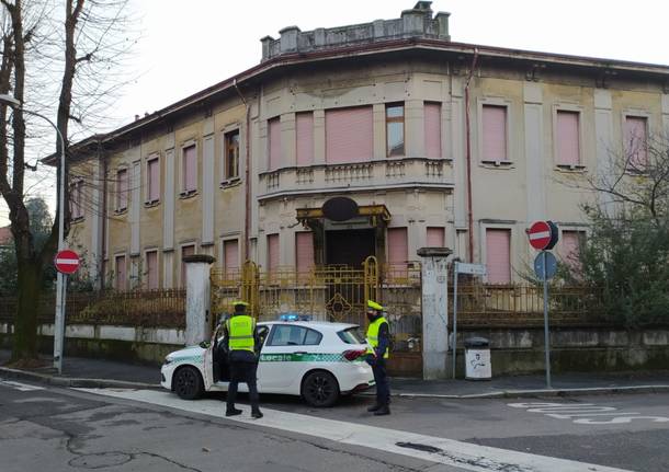 La Polizia Locale sgombera l’ex liceo Verri di Legnano