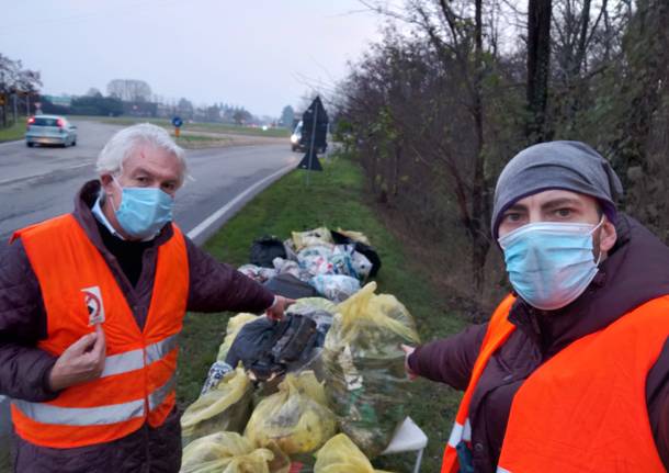 strade pulite alto milanese a parabiago 12 dicembre