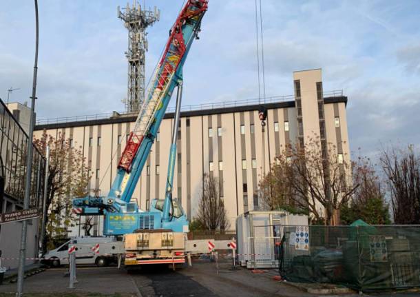 turbina sul salto dell'olona a Legnano