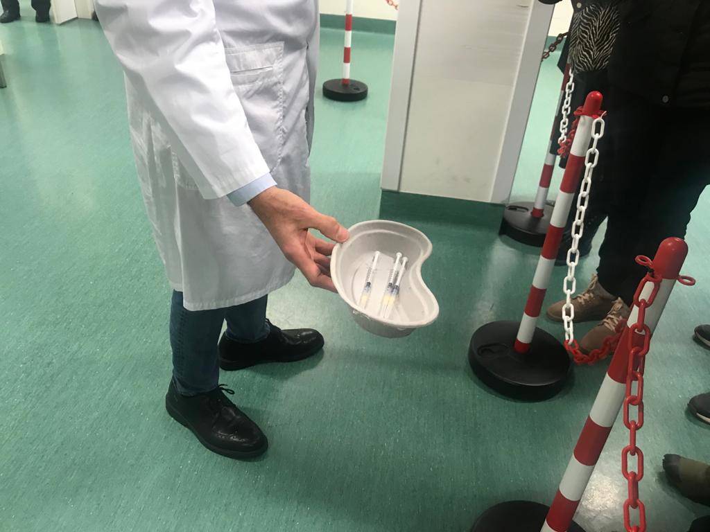 Vaccinazioni anti-Covid all'Ospedale di Legnano