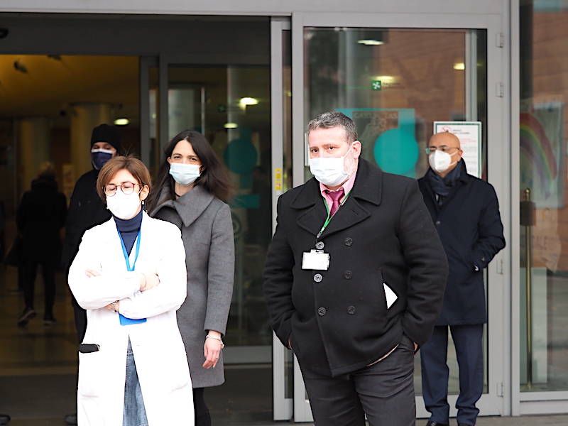 Vaccine Day all'ospedale di Varese - foto di Roberto Gernetti