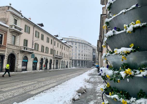 Varese sotto la neve: 28 dicembre 2020