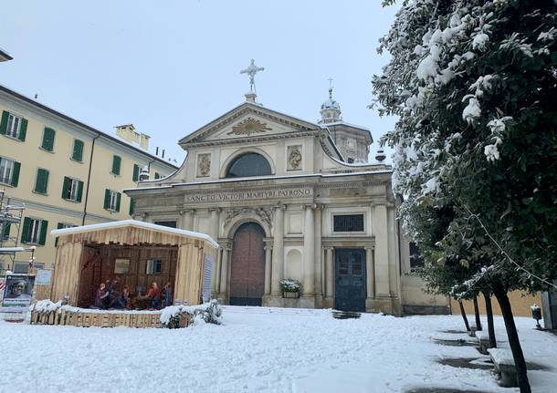 Varese sotto la neve: 28 dicembre 2020