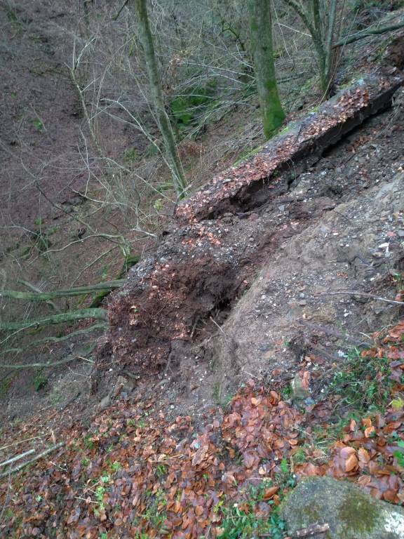 Cremenaga, il cantiere sulla strada del Biviglione